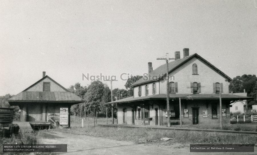 Postcard: Railroad Station, Randolph, Massachusetts